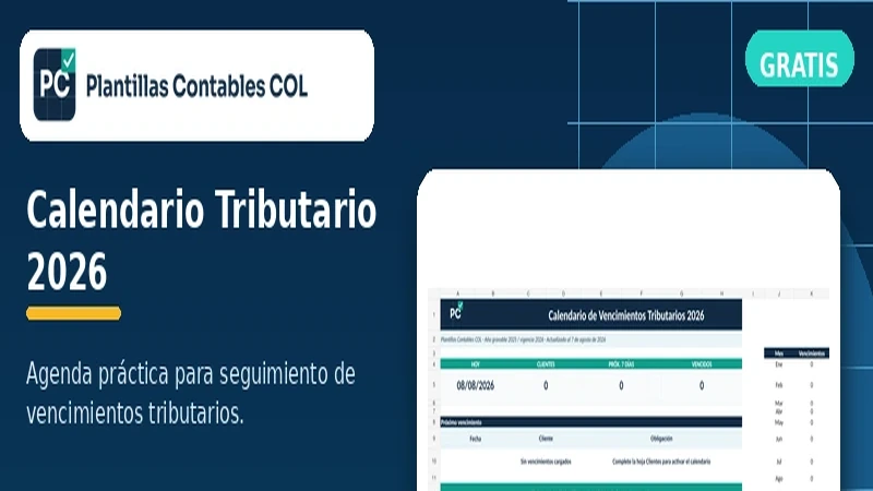 Calendario Tributario 2026 PCCOL