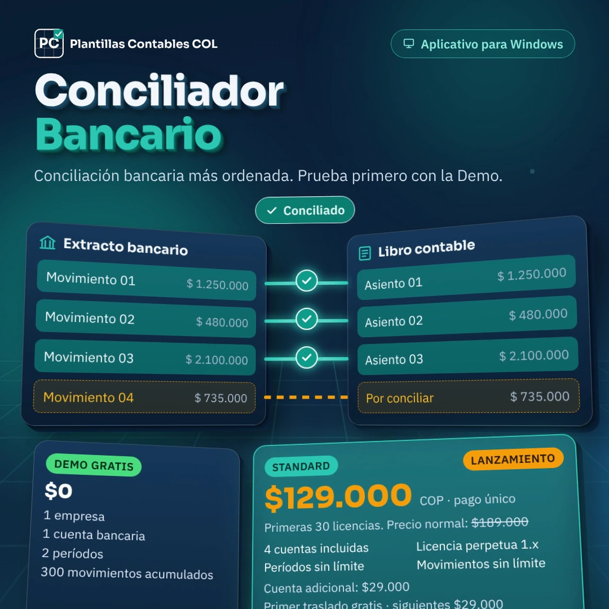 Conciliador Bancario PCCOL